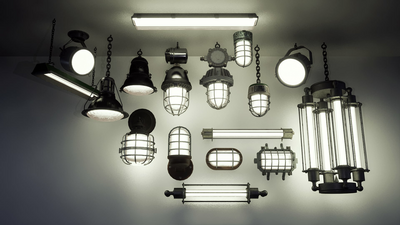 Industrial Lamps Pack 