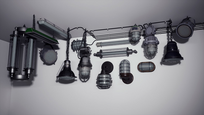 Industrial Lamps Pack 