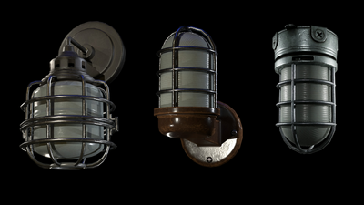 Industrial Lamps Pack 