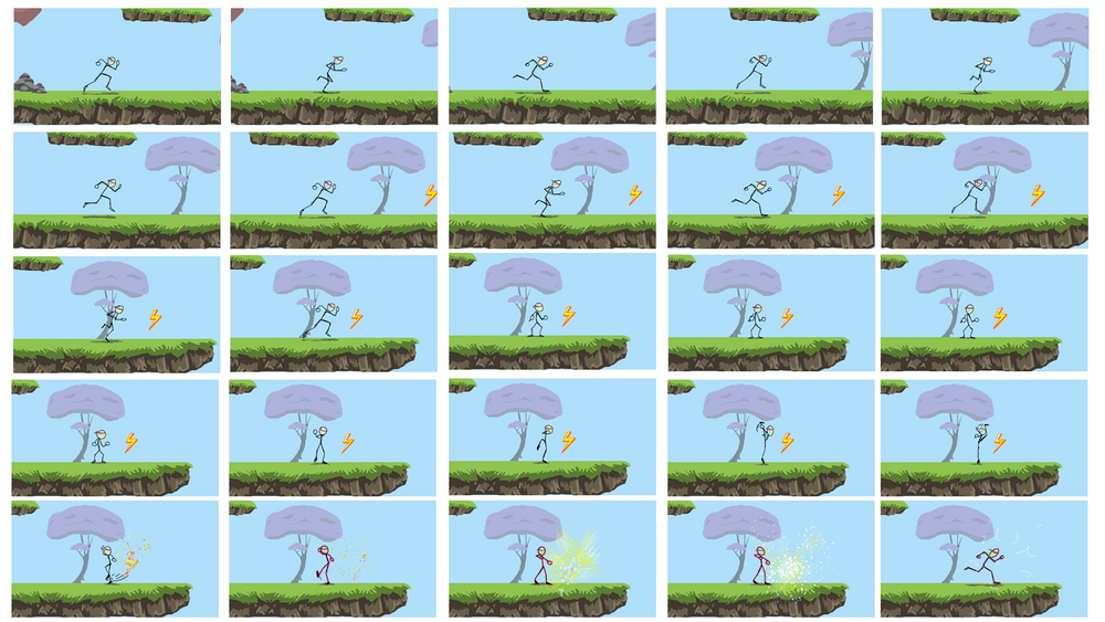 Karate Stickman (Sprite Sheets) 