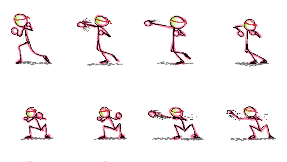 Karate Stickman (Sprite Sheets) 