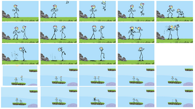 Karate Stickman (Sprite Sheets) 