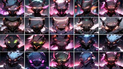 Anime Cyberpunk Character Portraits 