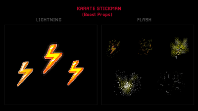 Karate Stickman (Sprite Sheets) 