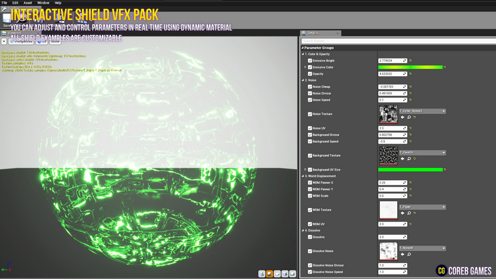 Interactive Shield VFX Pack 