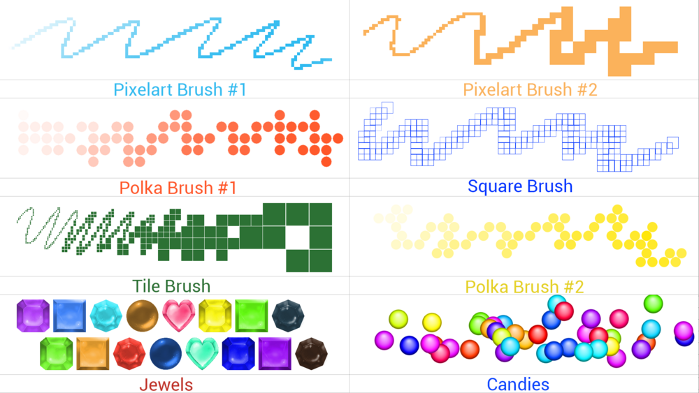 Pixels and Misc Tool Brush Pack for ILIAD 