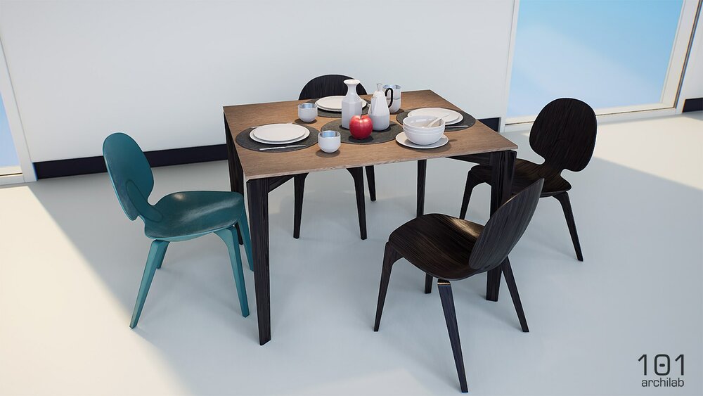 ARCHILAB101 V.4 Dining & Chairs 