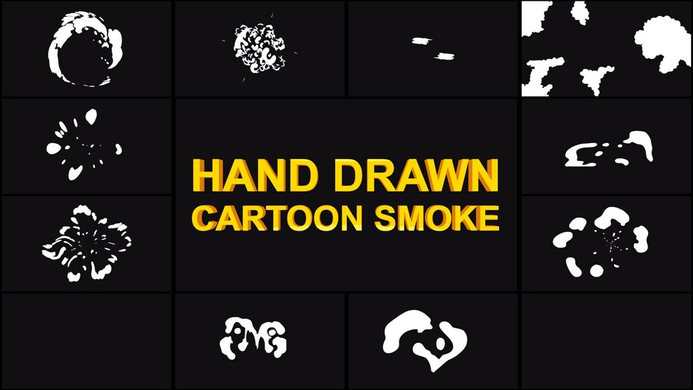 Hand-Drawn Cartoon Smoke 