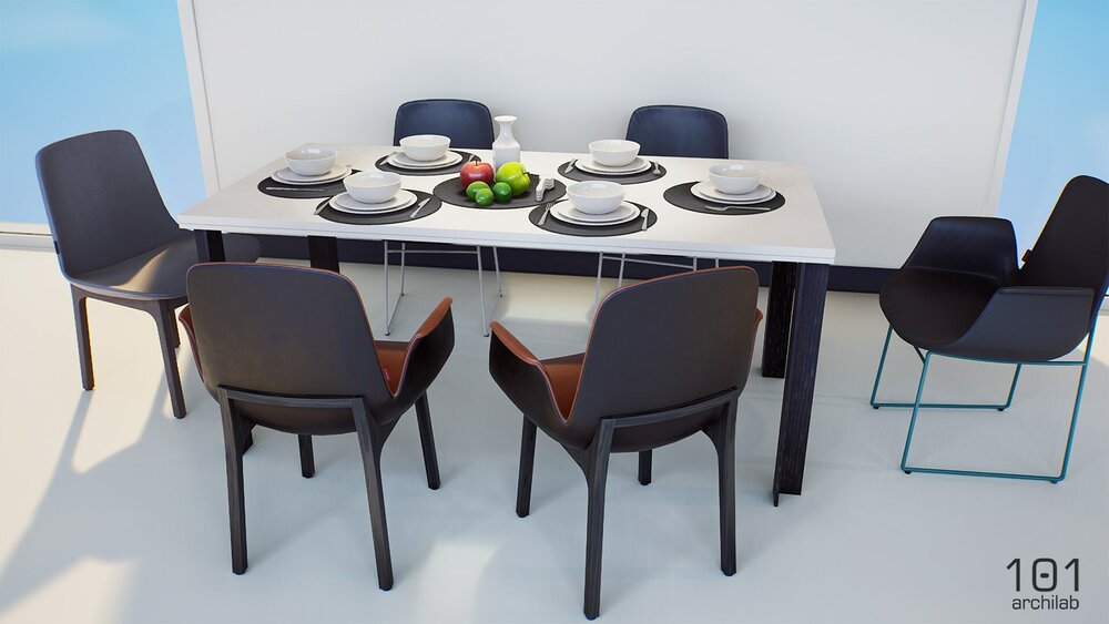 ARCHILAB101 V.4 Dining & Chairs 