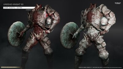 Undead Knight 03 - Game Assets + Extra 