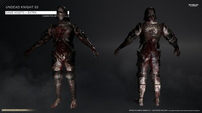 Undead Knight 03 - Game Assets + Extra 