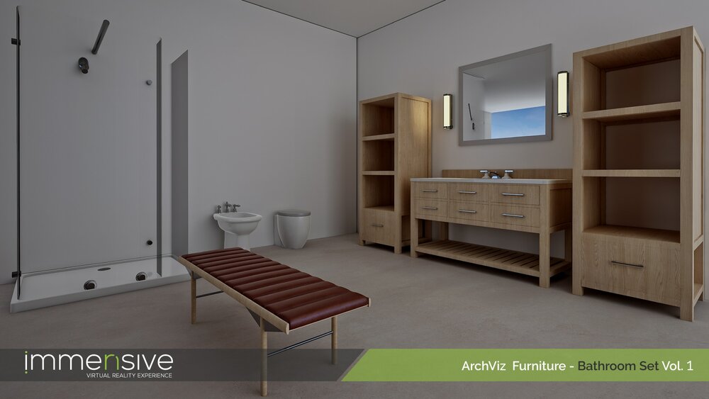 ArchViz Furniture - Bathroom Set Vol 1 