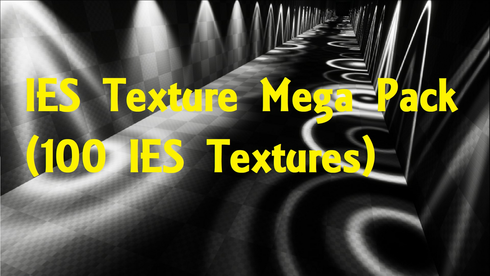 IES Texture Mega Pack (100 IES Textures) 