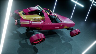 SciFi Cyber Hover Buggy 3 