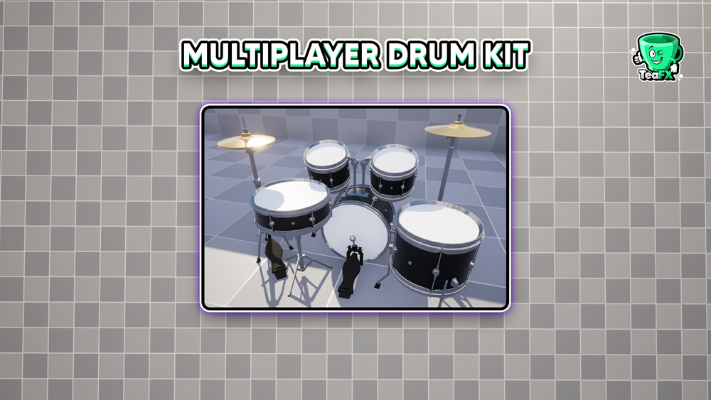 Multiplayer Drum Kit 