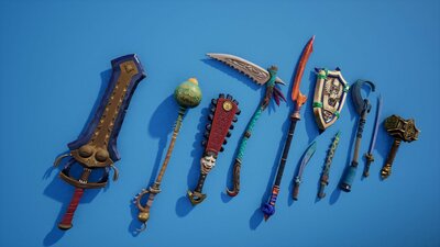 Stylized Melee Weapons 