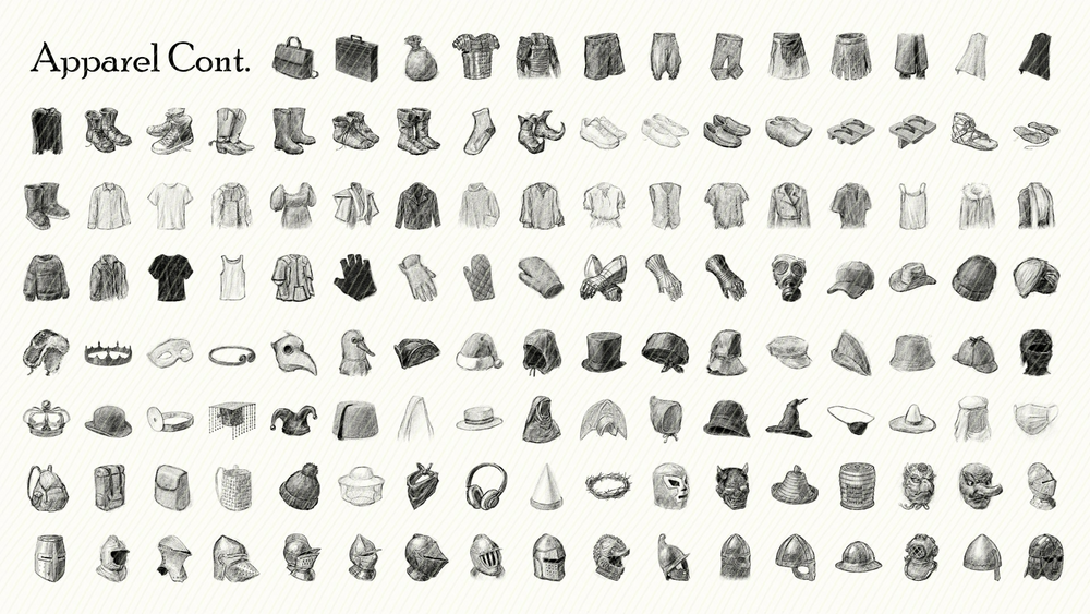 Drawings / Icons Art MegaPack for GUI - Fantasy & Modern Icons 