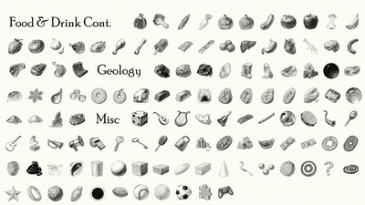 Drawings / Icons Art MegaPack for GUI - Fantasy & Modern Icons 