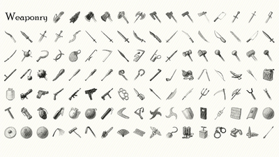 Drawings / Icons Art MegaPack for GUI - Fantasy & Modern Icons 