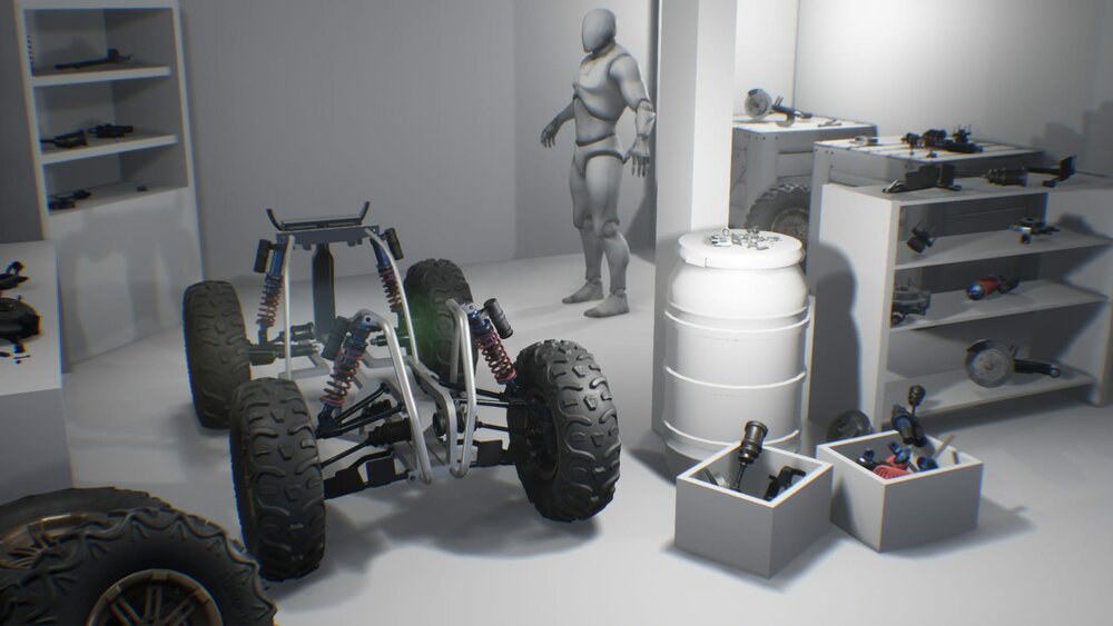 Quadracycle Parts Props Pack 