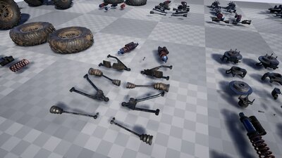 Quadracycle Parts Props Pack 