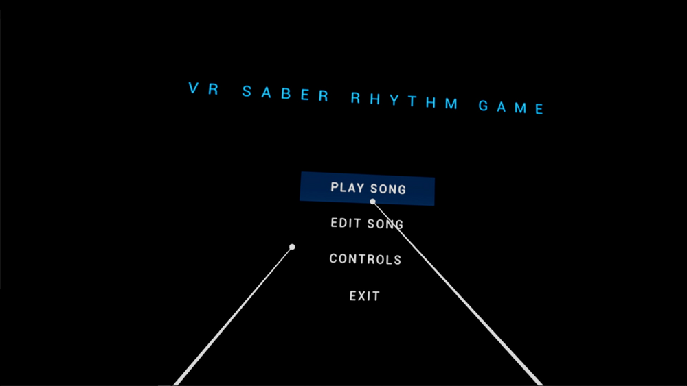 VR Saber Rhythm Game 