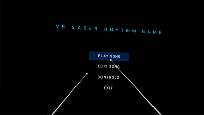 VR Saber Rhythm Game 