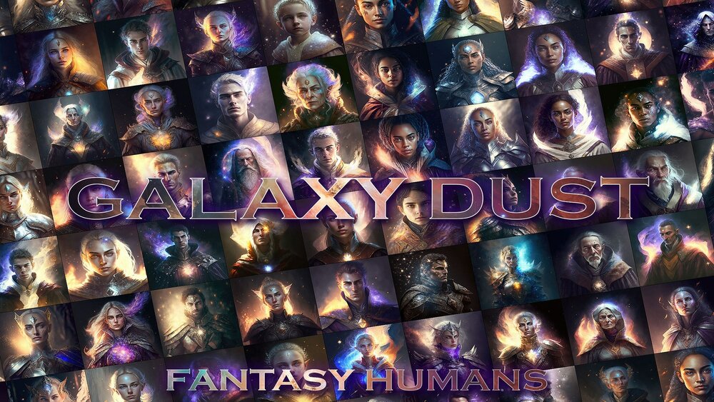 Galaxy Dust - Fantasy Humans 3 - FPS / RPG / Icon Bundle 