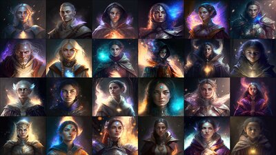 Galaxy Dust - Fantasy Humans 3 - FPS / RPG / Icon Bundle 