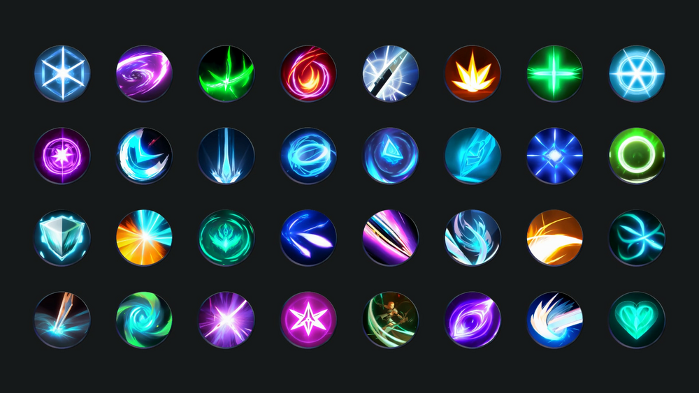 300+ Circle Skill Icons 