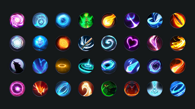 300+ Circle Skill Icons 