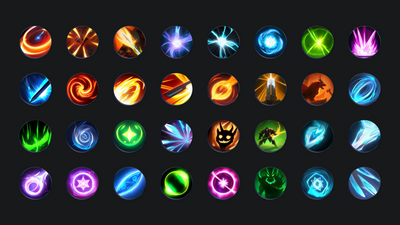 300+ Circle Skill Icons 