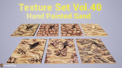 Sand Vol.40 - Hand Painted Textures 