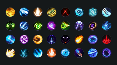 300+ Circle Skill Icons 