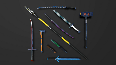 Stylized Sci-Fi Melee Weapons 