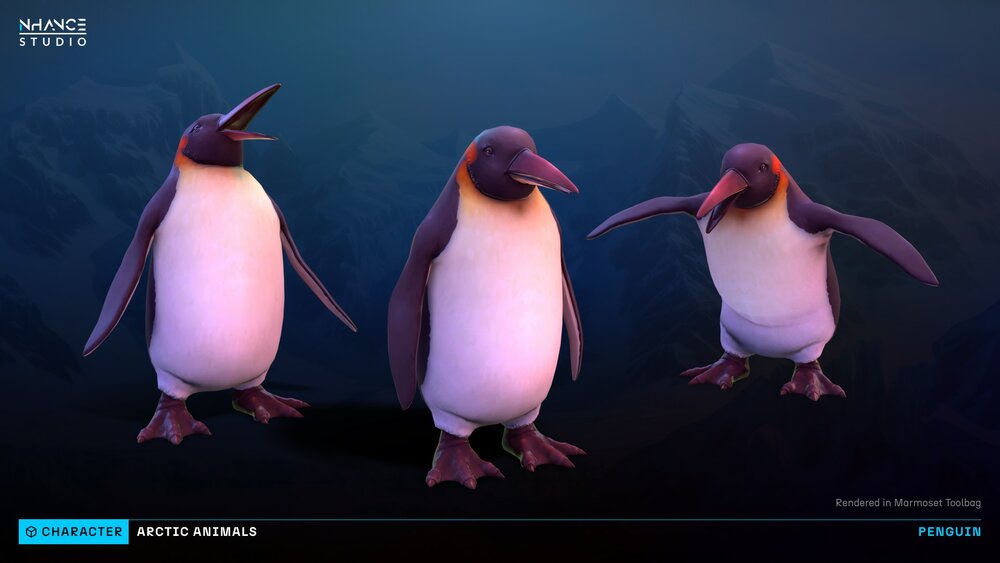 Stylized Arctic Animals Pack 