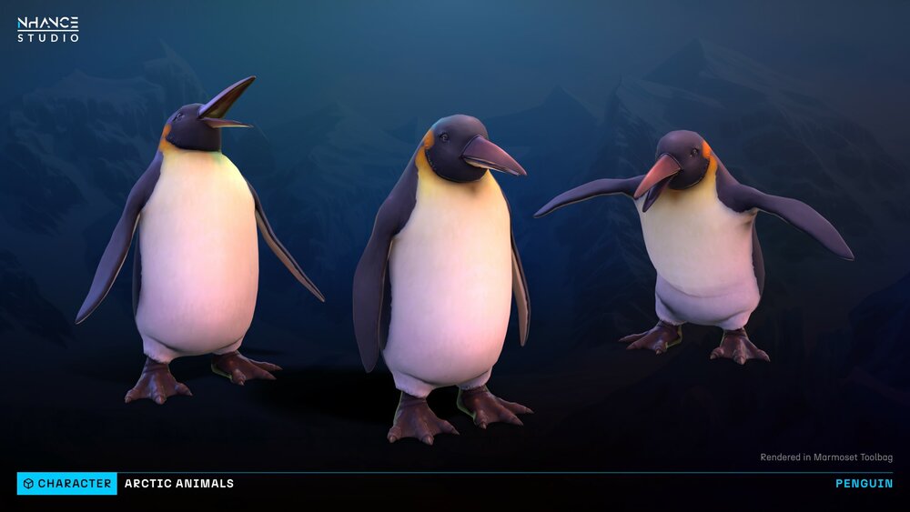 Stylized Arctic Animals Pack 