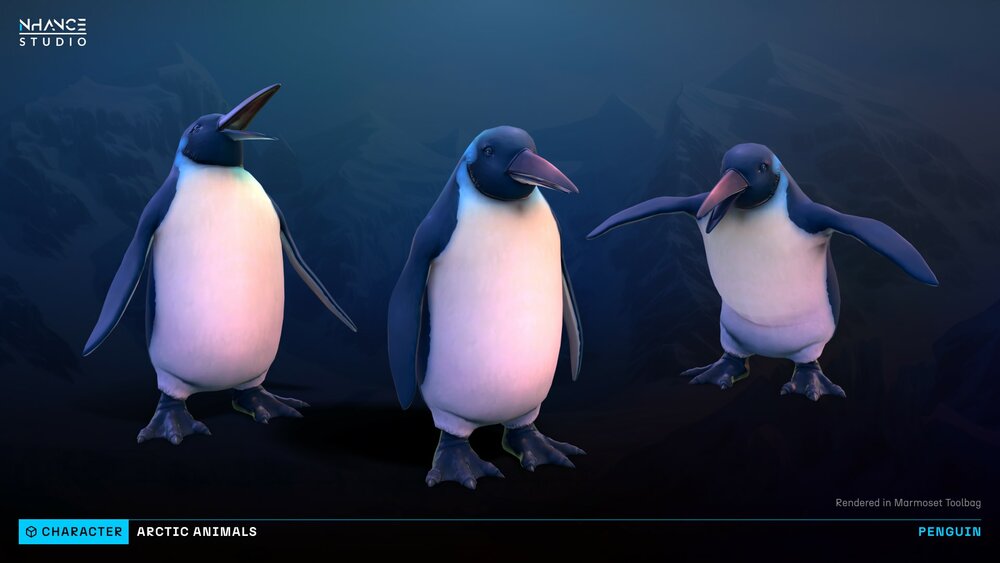 Stylized Arctic Animals Pack 