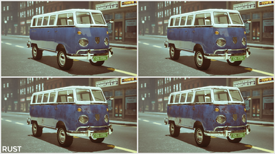 Realistic Microbus 1960-70s USA 