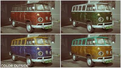 Realistic Microbus 1960-70s USA 