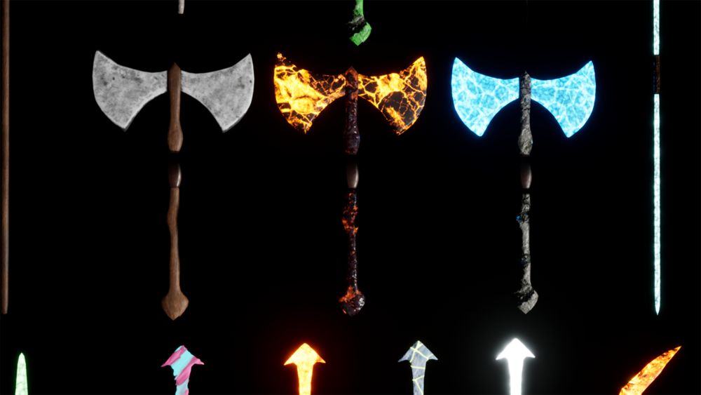 Stylized Melee & Material Pack 