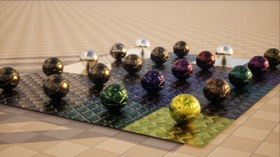 4K Pbr Metal Armor / Shield Material Pack V1 