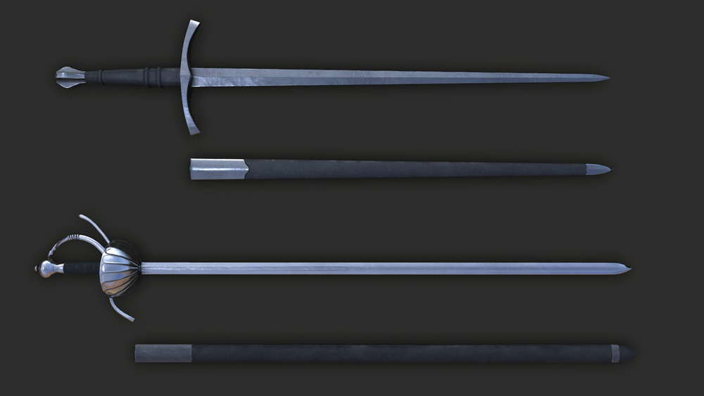 Assortment of Swords 