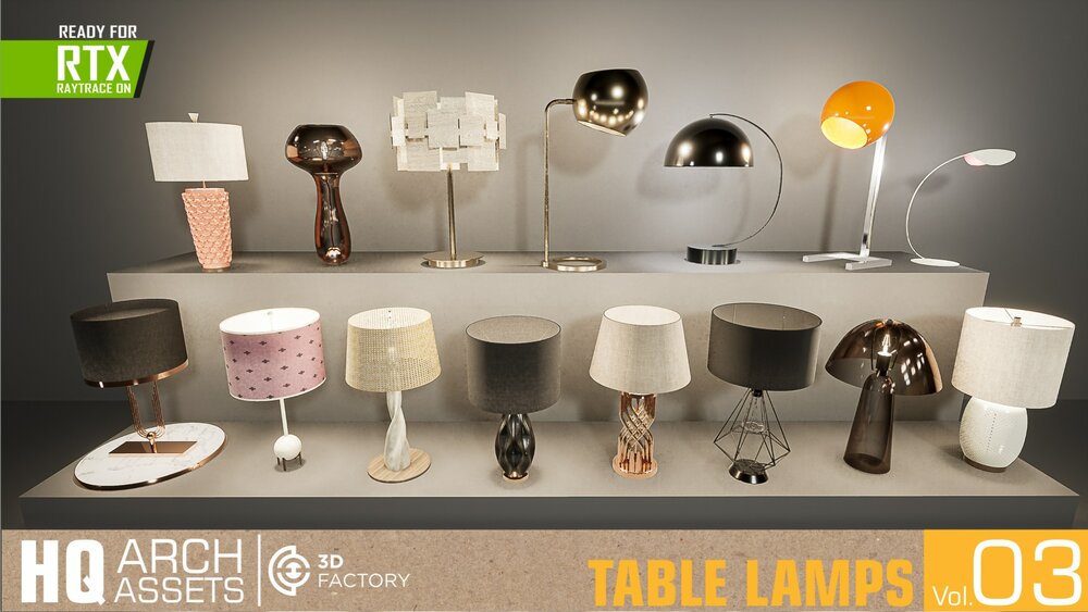 HQ Table Lamps Vol. 3 