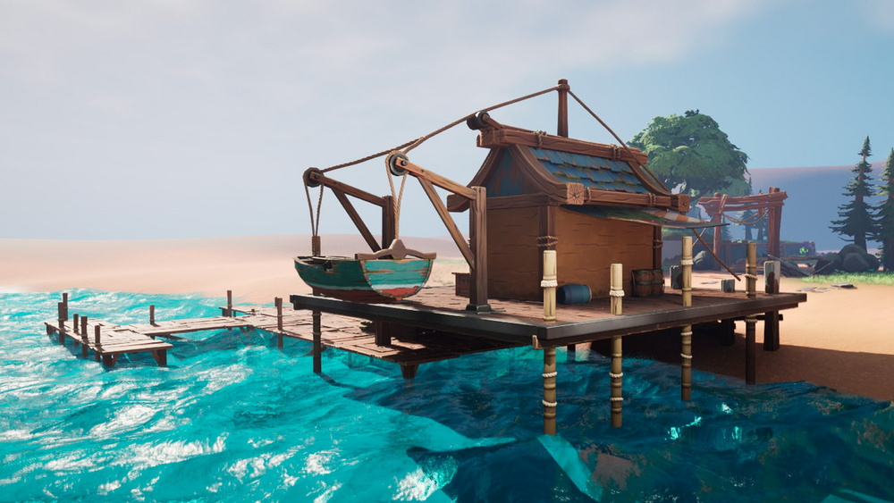 Stylized Fishing Shop 