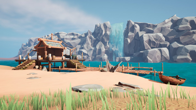 Stylized Fishing Shop 