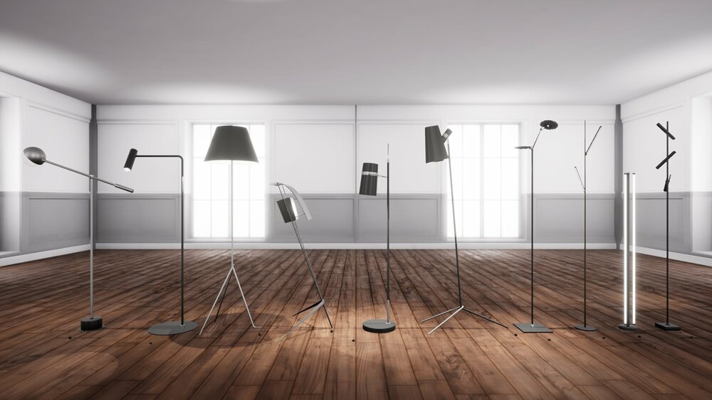 ArchViz Floor Lamps Set 