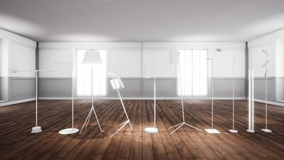 ArchViz Floor Lamps Set 