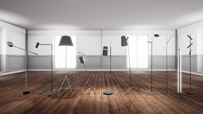 ArchViz Floor Lamps Set 