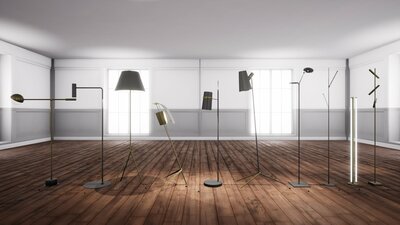 ArchViz Floor Lamps Set 